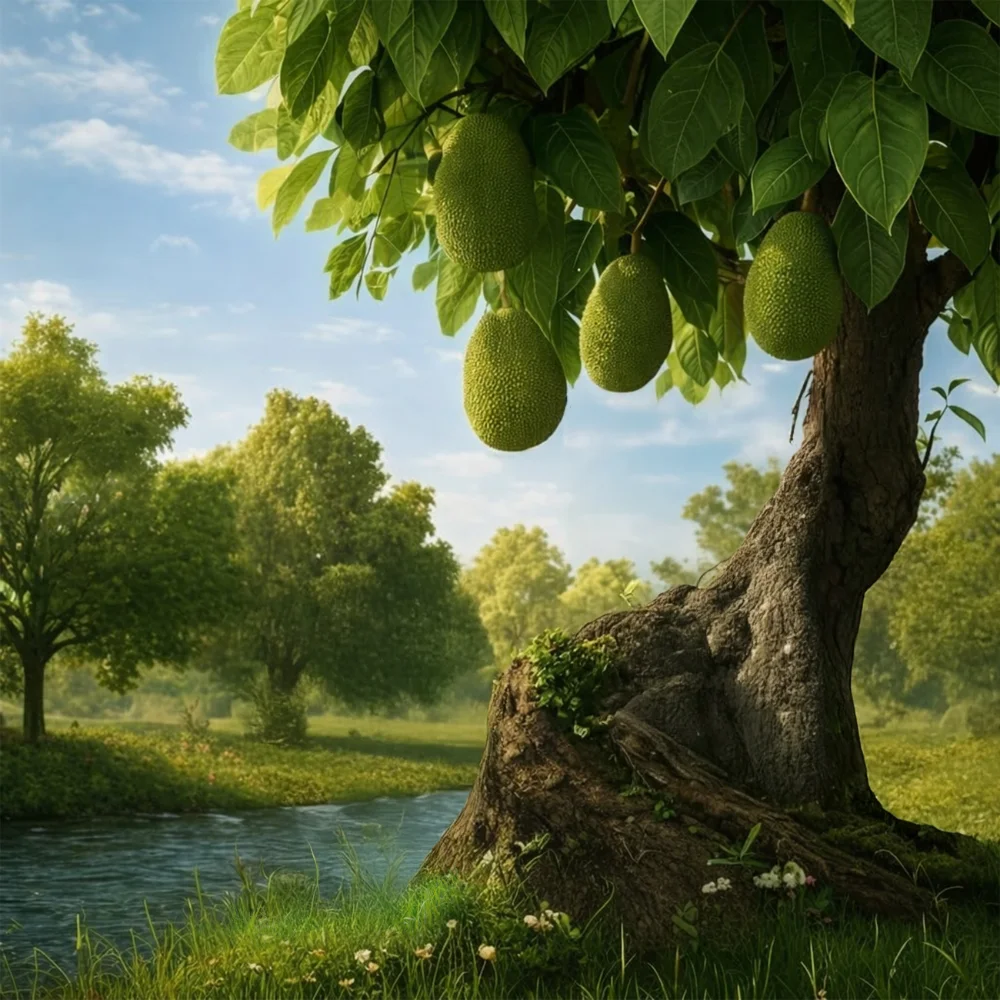 Kerala jackfruit chips made from fresh ripe jackfruit bulbs